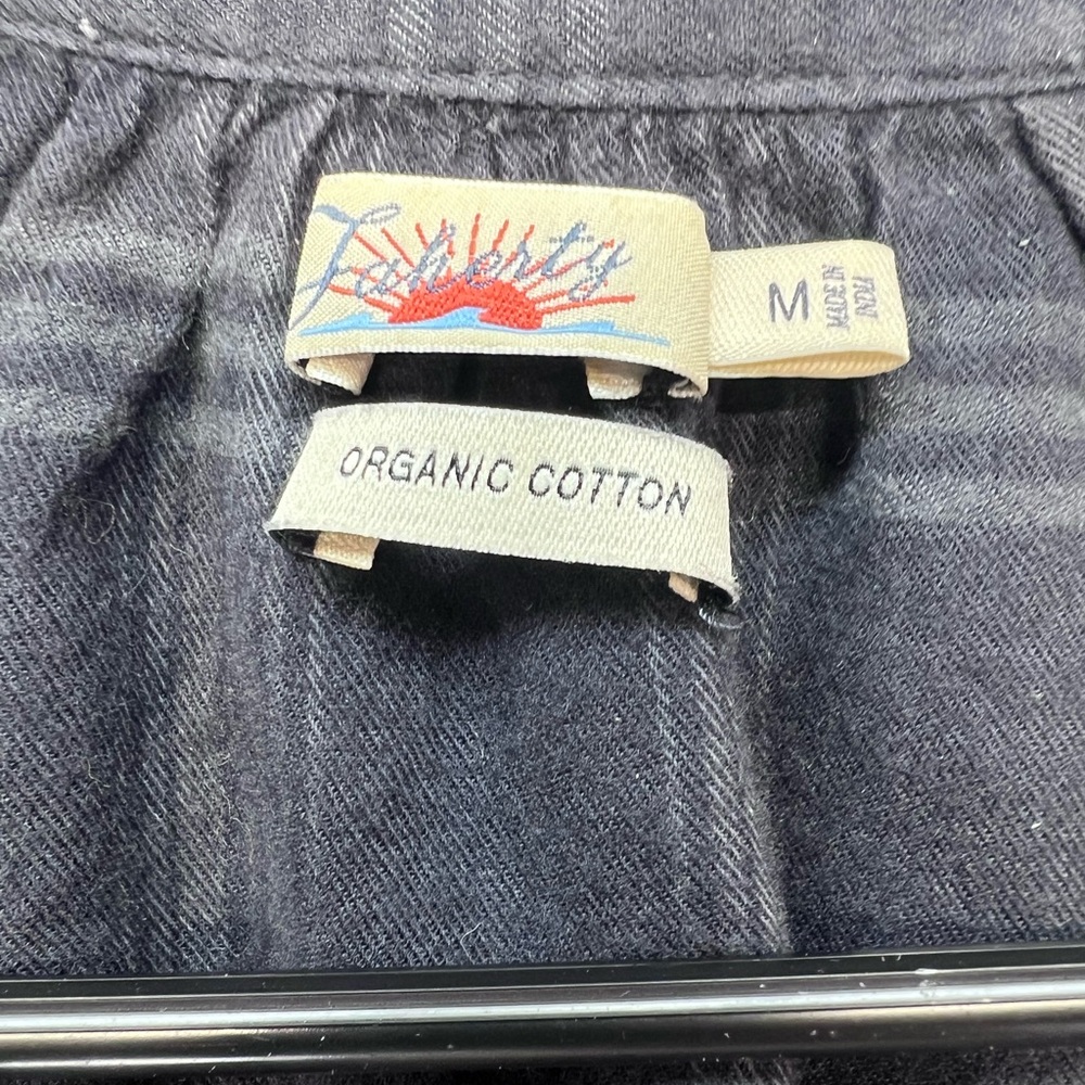 Faherty Harper Top in Aspen Black Plaid-Medium - Picture 10 of 12